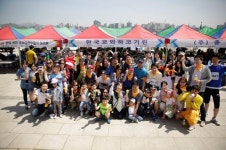 한국쿄와하코기린 임직원 소아암환우돕기 마라톤대회 참가