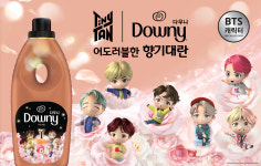 BTS 사용으로 화제 다우니 어도러블, 방탄 캐릭터 타이니탄 출시
