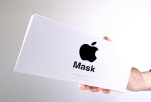 애플이 디자인한 마스크 2종…임직원 보급용