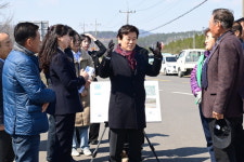 일반성면 숙원 반성역 농어촌도로 확장 하반기 착수