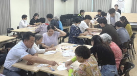 합천군시설공단, 원폭피해자복지회관 찾아 재능기부 봉사