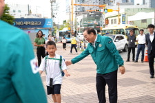 부산교육청, 개학 앞두고 대단지아파트 입주지역 등하굣길 집중점검
