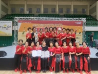 [포토] 나주시동부노인복지관 라인댄스팀, 어르신 전국체조 페스티벌서 은상 수상