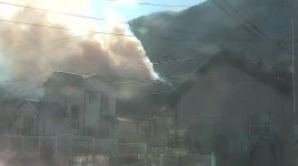 울산 울주군 척과리 반용마을 뒷산에 불…2시간만에 초진