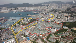 부산 감만1구역 재개발 본격화…업무방해 혐의 비대위원장 첫 공판