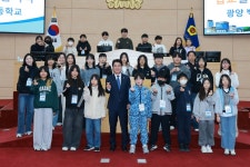 김태균 전남도의회 의장, 백운초 청소년과 소통의 시간