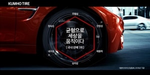 금호타이어, 새 기업 브랜드 홍보하는 TV광고 방영 시작 
