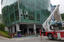 강원랜드 사우나에서 불, 빠른 대처로 인명피해는 없어