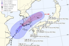 태풍 미탁 이동속도 빨라져, 2일 밤 9~10시 전남 해안 상륙 예상