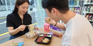 편의점 CU, 백종원 간편식 불오리 유부초밥 파스타 도시락 2종 출시