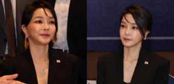 대통령실, 김건희 나토 순방 때 착용한 보석 재산신고 누락 지적에 “빌린 것”