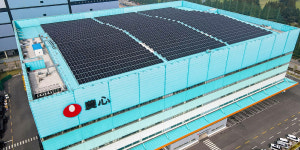 농심 인천물류센터에 태양광 발전설비 구축, 1년 온실가스 650톤 감축