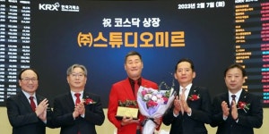 스튜디오미르 코스닥 상장 첫날 장중 상한가, 따상 성공