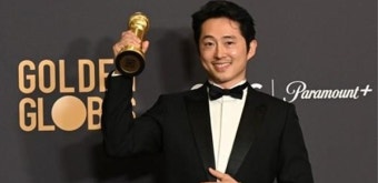 한국계 배우 스티븐 연 골든글로브 남우주연상 받아, “겨울왕국같은 순간”