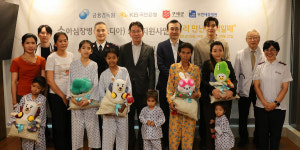 KB국민은행 캄보디아 심장병 어린이 의료지원, 100여명 무료수술 도와