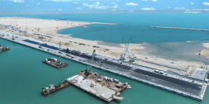 대우건설 이라크 알포 신항만 1단계 안벽공사 마무리, “K건설 신화 계속”