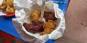[현장] 가격까지 복원한 80년대 야장 하림 맥시칸 팝업스토어, 냉장닭 튀겨 자신감