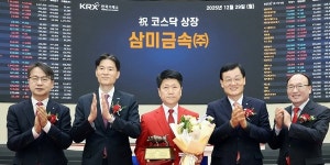 코스닥 이전 상장 삼미금속 주가 장중 8%대 하락, 전날 상한가 부담 영향