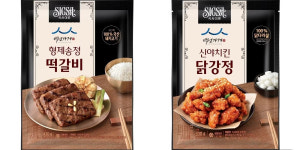 롯데웰푸드 형제송정 떡갈비·신야치킨 닭강정 출시, 백년가게와 협업 제품