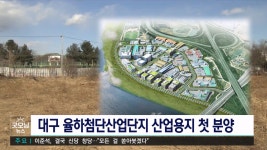 대구 율하도시첨단산업단지 산업용지 첫 분양