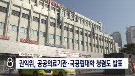 공공의료기관 국공립대학 청렴도 조사