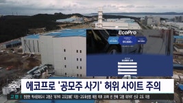 에코프로 주식 관련 허위 사이트 개설...주의 당부
