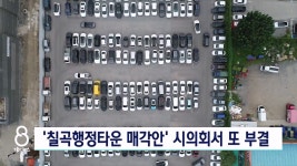 칠곡행정타운 매각안 시의회서 또 부결