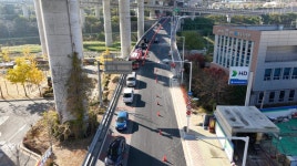 대구 신천좌안로 연결 파동교 구간 확장 완료