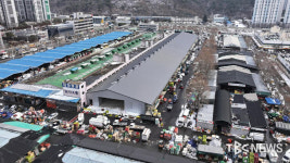 농수산물도매시장 농산A동 준공 앞당겨 본격 운영