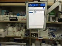 PM2000에 무선 태블릿PC 실시간 무선 연동