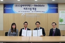 드림씨아이에스, 메디데이터와 파트너십