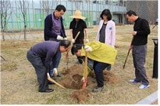 근로복지공단 대구병원 3주년 맞아 나무심기 행사