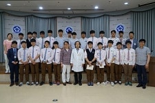 조선대병원, 조대부고 학생 진로 체험 견학