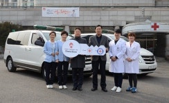 대한적십자사, 필리핀에 혈액수거공급차량 기부