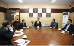 이규덕 진료심사평가위원장 약사회 방문