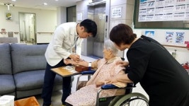 건협 강남지부, 노인요양시설 건강검진 실시