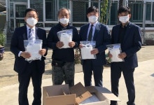 메디공구, 경로당에 마스크 5000매 전달