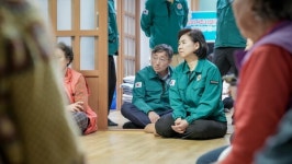 [포토뉴스]경북 산불 피해현장, 감염병은 괜찮을까?