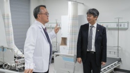 질병청장, 강원지역 의료기관 감염관리 현장 방문