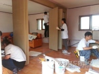 삼성전자 자원봉사팀, 관내 경로당 환경개선봉사