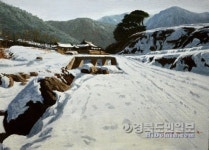 한손에 교편 다른 한손엔 붓 뜨거운 열정 캔버스에 담다
