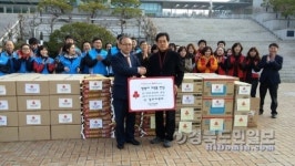 온정 담은 설맞이사랑의 성품 나눔눈길