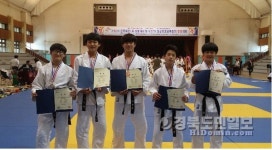 고령중, 경북도교육감유도대회 銀2·銅3 획득