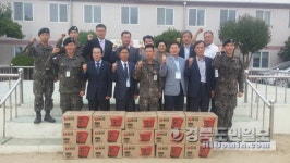 구미시, 제5837부대 1대대 추석명절 위문금 전달