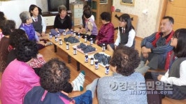 포항 대송중, 노인의 날 경로당 찾아 孝 실천 행사