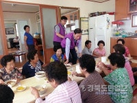 포항 북구청·중식나눔봉사회, 어르신 짜장면 대접