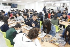 김천署, 지품천中 학교폭력 예방 강의·캠페인