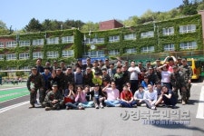포항명도학교 급식소 | 포항해병대 포병연대, 명도학교서 봉사활동