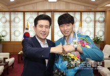 포항시청 김민석 선수 농아인 올림픽 태극마크