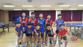 포항 장량초 탁구부 우리가 전국 최강